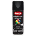 Krylon ColorMaxx Flat Black Paint + Primer Spray Paint 12 oz K05546007